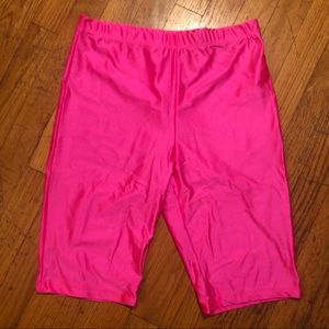 Pink summer biker shorts